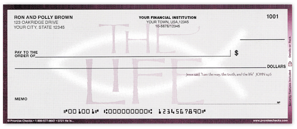 He Is Laser Draft Checks | Promise Checks