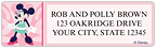 Minnie Mouse: Miss Mod  Address Labels