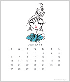 Eiffel Tower 2019 CD Desk Calendar