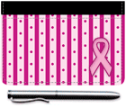 Pink Ribbon Debit Caddy