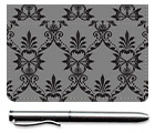 Soho Black Damask Debit Caddy