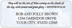 Eternity Address Labels