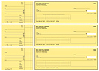 Yellow Safety Accounts Payable Checks