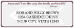He Is Address Labels