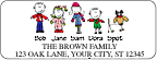 Paper People Address Labels (up to 5 Characters)