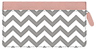 Soho Chic Chevron Zippered Leather Cover