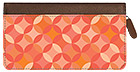 Soho Geo Petals Zippered Leather Cover