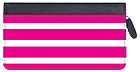 Soho Hot Pink Stripes Zippered Leather Cover