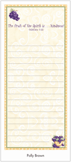 Fruit of the Spirit List Memo Pads