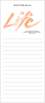 Sanctity of Life List Memo Pads