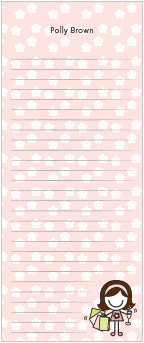 Sassy Shopper List Memo Pads