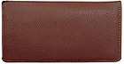 Brown Leather Checkbook Cover