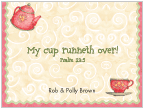 Tea Time Folded Notes