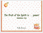 Fruit of the Spirit Folded Notes