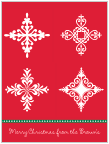 Four Crosses Folded Note Cards
