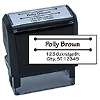 Dottie 3 Line Customized Stamp