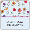 Garden Flowers Gift Labels