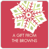 Retro Snowflake Gift Labels
