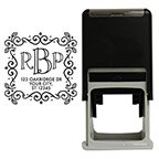 Eve Open Monogram Square Stamp